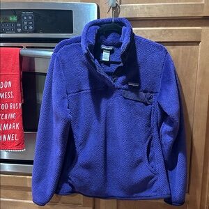 Patagonia Snap-T Pullover Fleece, Jacket, Deep Purple, Size large